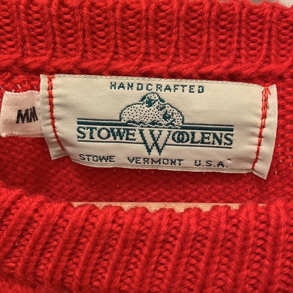 Stowe Woolens 100% wool vintage sweater - Picture 3 of 7